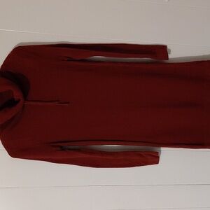 Women's Maroon Knit Prana Sweater Dress